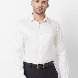 Kenneth Cole Premium Slim Fit Opaque Pure Cotton Formal Shirt-image-83