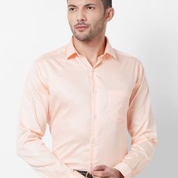 Kenneth Cole Premium Slim Fit Opaque Pure Cotton Formal Shirt-image-81