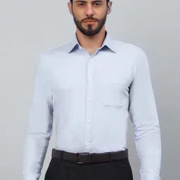 LOUIS STITCH Comfort Regular Fit Cotton Formal Shirt-image-26