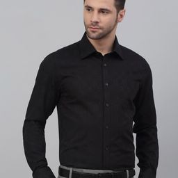 MUTAQINOTI Comfort Textured Opaque Premium Cotton Formal Shirt-picture-15
