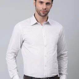MUTAQINOTI Comfort Spread Collar Cotton Formal Shirt-image-4