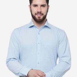 Greenfibre Spread Collar Cotton Formal Shirt-image-95