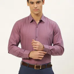 SOJANYA Men Pink Classic Cotton Formal Shirt-image-56