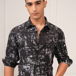 HIGHLANDER Men Floral Opaque Printed Casual Shirt-picture-39