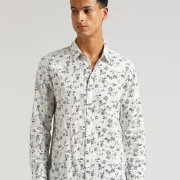 Pepe Jeans Abstract Printed Cotton Linen Casual Shirt-picture-20