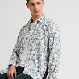 Pepe Jeans Fedex Floral Printed Twill Pure Cotton Casual Shirt-image-57