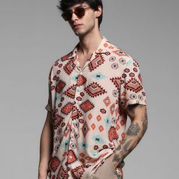 Jack & Jones Men Floral Opaque Printed Casual Shirt-image-70