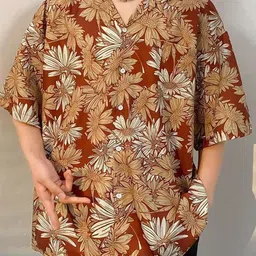 StyleCast Men Floral Opaque Printed Casual Shirt-image-42