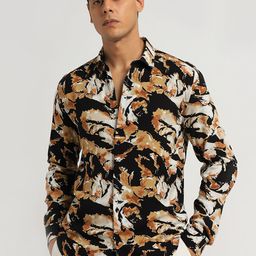 Banana Club Classic Floral Printed Casual Shirt-image-43