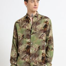 Banana Club Men Classic Floral Opaque Printed Casual Shirt-image-92