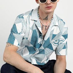 Campus Sutra Men Comfort Floral Opaque Printed Casual Shirt-picture-38