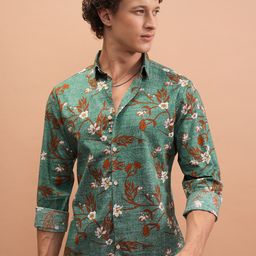 Highlander Men Floral Printed Shirt-image-53