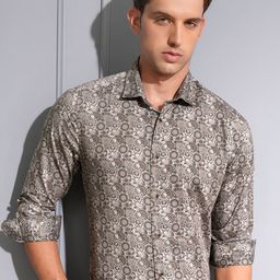 Locomotive Luxe Printed Casual Shirt-image-50