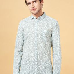 BYFORD by Pantaloons Slim Fit Opaque Floral Printed Cotton Casual Shirt-picture-25