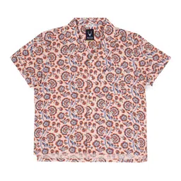 Allen Solly Junior Boys Floral Opaque Printed Casual Shirt-picture-4