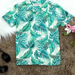 The Lion and The Fish Boys Floral Printed Comfort Relaxed Fit Shirt-image-92