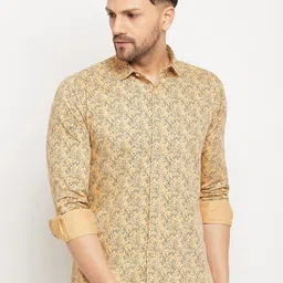 Duke Slim Fit Floral Printed Cotton Casual Shirt-image-30