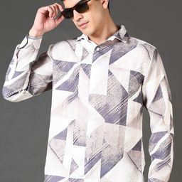 V-Mart Men Opaque Printed Casual Shirt-picture-11