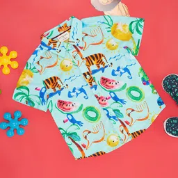 Pantaloons Baby Boys Graphic Printed Cotton Casual Shirt-image-50
