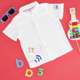 Pantaloons Baby Boys Opaque Printed Casual Shirt-picture-38