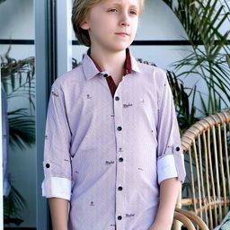 MashUp Boys Classic Opaque Printed Casual Shirt-image-77