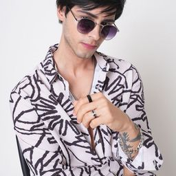 VASTRADO Men Classic Slim Fit Opaque Printed Casual Shirt-image-85