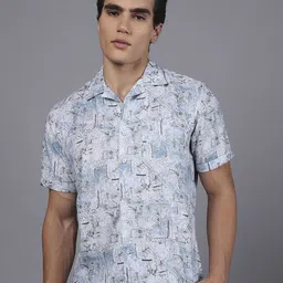 DON VINO Men Slim Fit Opaque Floral Printed Casual Shirt-picture-13