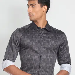 Arrow New York Slim Fit Printed Casual Shirt-19
