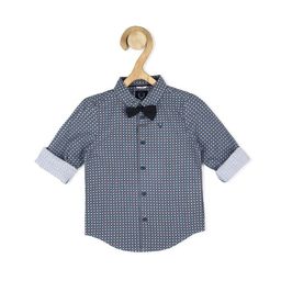 Allen Solly Junior Boys Slim Fit Geometric Printed Cotton Casual Shirt-image-70