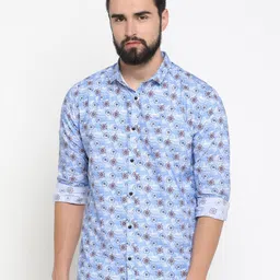 SHOWOFF Men Standard Slim Fit Opaque Printed Casual Shirt-image-51