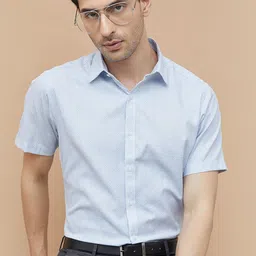 CODE by Lifestyle Men Spread Collar Abstract Printed Cotton Formal Shirt-image-9