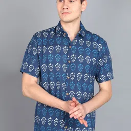 BLOCKS OF INDIA Ethnic Motifs Printed Cotton Casual Shirt-image-60