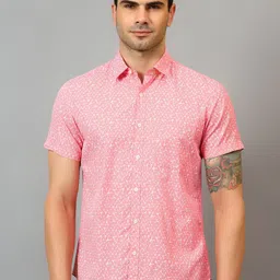 Cantabil Comfort Micro Ditsy Printed Casual Shirt-image-11