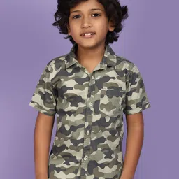 V-Mart Boys Abstract Printed Cotton Shirt-image-94