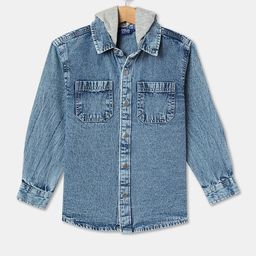R&B Boys Hooded Cotton Casual Shirt-picture-44