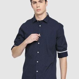 Celio Men Classic Printed Casual Cotton Shirt-image-97