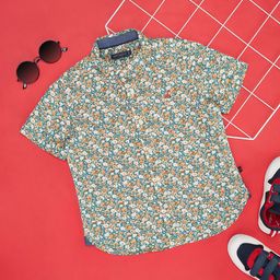 Pantaloons Junior Boys Floral Opaque Printed Formal Shirt-image-19