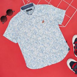 Pantaloons Junior Boys Floral Opaque Printed Formal Shirt-image-15