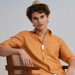 Red Flame Men Printed Casual Shirt-image-15