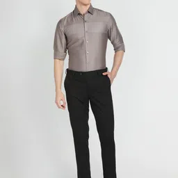 Arrow New York Printed Spread Collar Long Sleeves Cotton Slim Fit Formal Shirt-picture-39