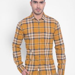 Crimsoune Club Checked Slim Fit Classic Cotton Casual Shirt-image-94