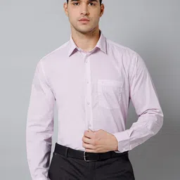 Cantabil Micro Ditsy Printed Comfort Cotton Formal Shirt-image-6