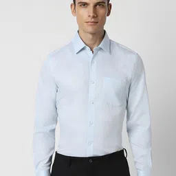 Van Heusen Spread Collar Pure Cotton Formal Shirt-image-31