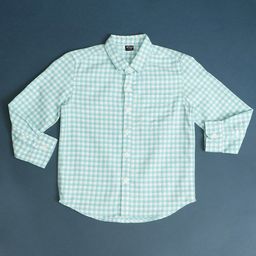 Hoop Boys Regular Fit Gingham Checked Casual Shirt-image-14