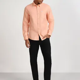 Lee Spread Collar Cotton Casual Slim Fit Shirt-image-51