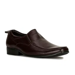 Bata Men Textured Formal Slip-On Shoes-55