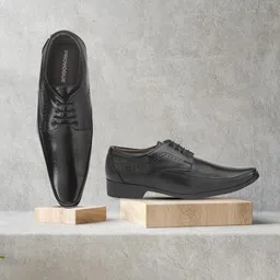 Provogue Men Black Solid Formal Derbys-image-61