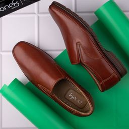 One8 Men Slip-On Leather Formal Shoes-image-112