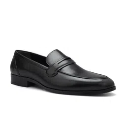 ROSSO BRUNELLO Men Men Textured Leather Formal Loafers-picture-51