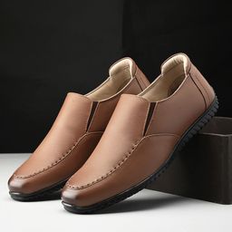 Fentacia Men Leather Formal Slip-Ons-image-71